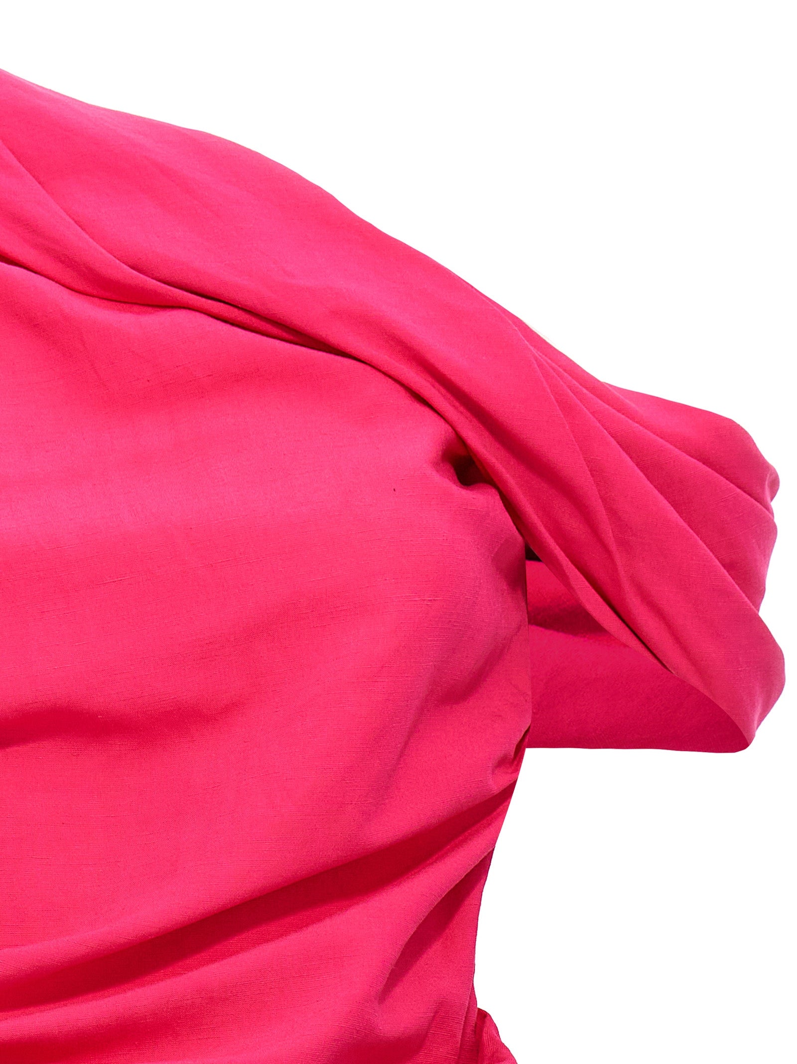 ROCHAS Fuchsia Viscose Short Dress