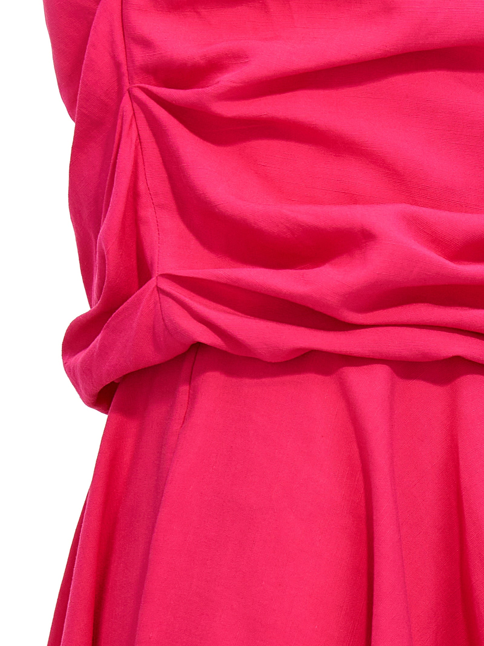 ROCHAS Fuchsia Viscose Short Dress