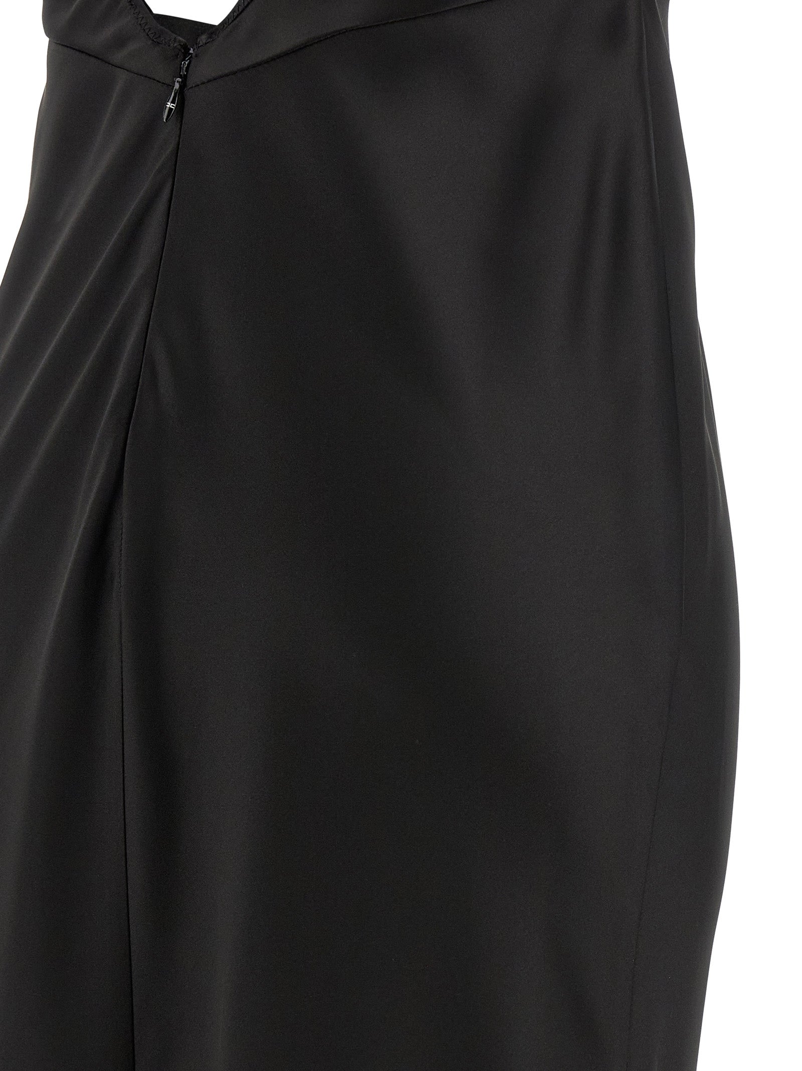 Elisabetta Franchi Black Polyester Long Dress