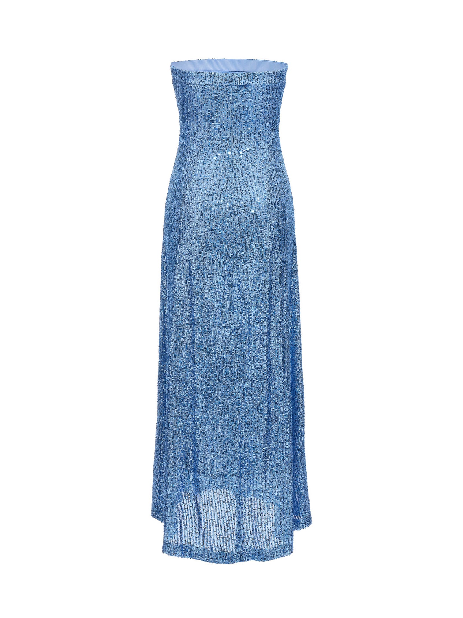 LE TWINS Blue Polyester Long Dress