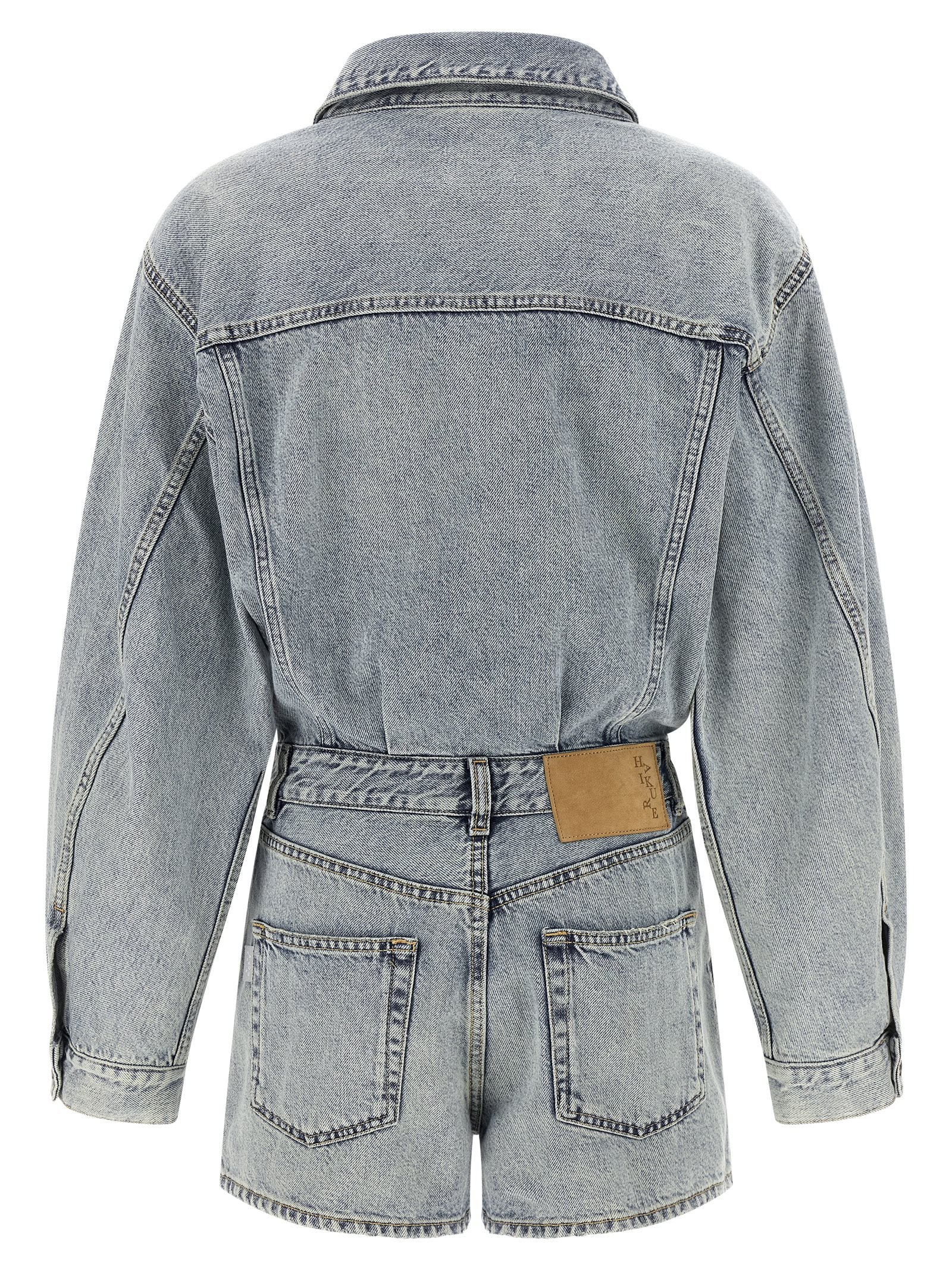 Haikure Gray Cotton Jumpsuit