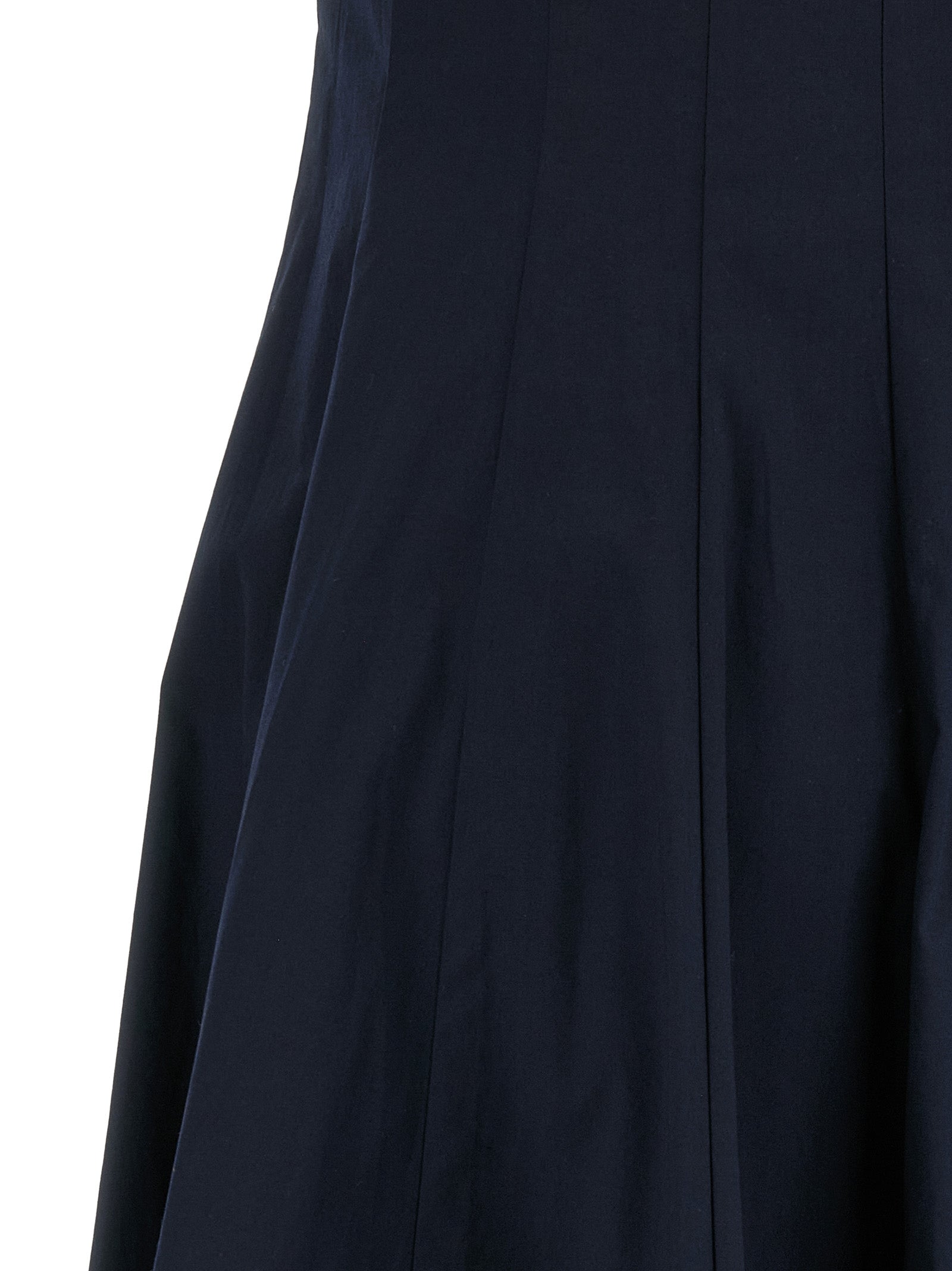 Staud Blue Cotton Midi Dress