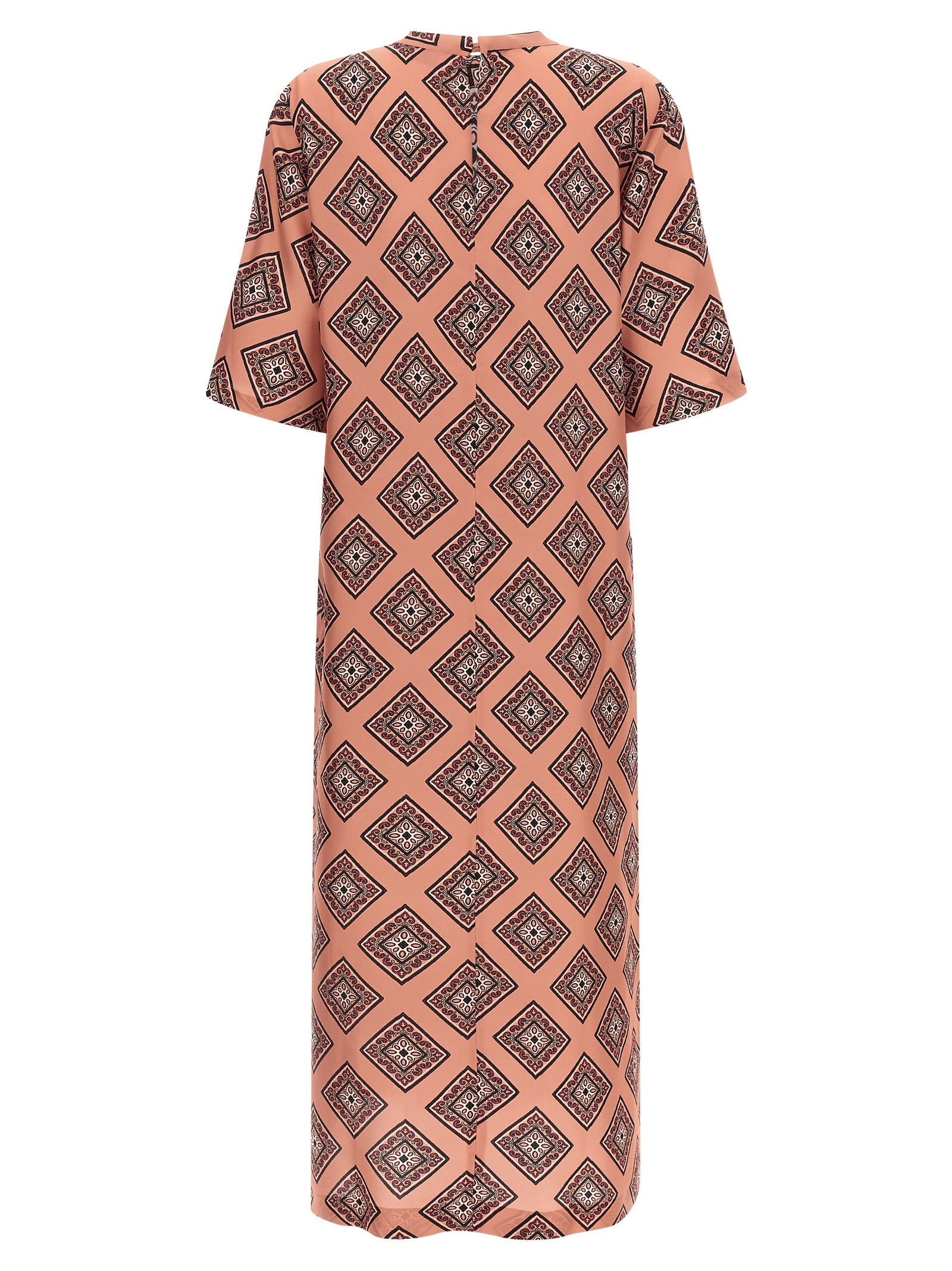 Alberto Biani Multicolor Silk Long Dress