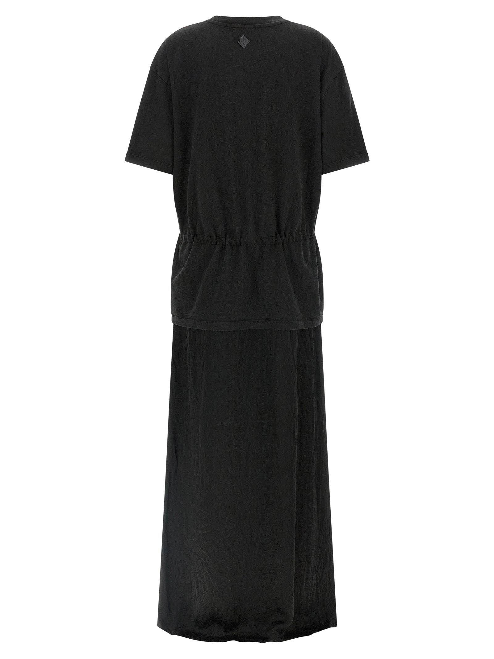 Haikure Black Cotton Long Dress