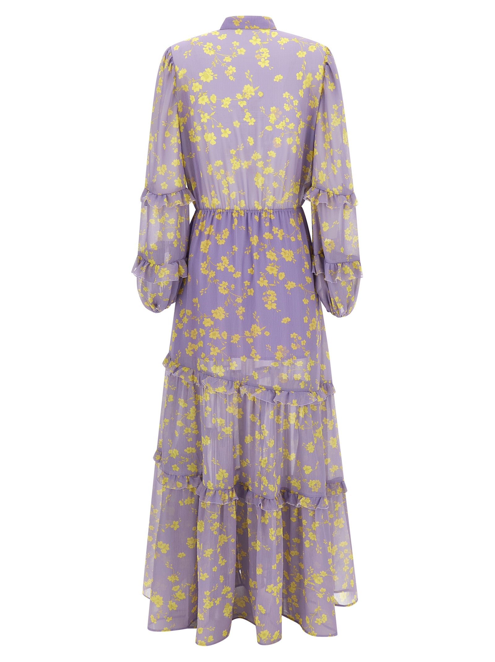 CATALINA Purple Recycled Polyester Long Dress