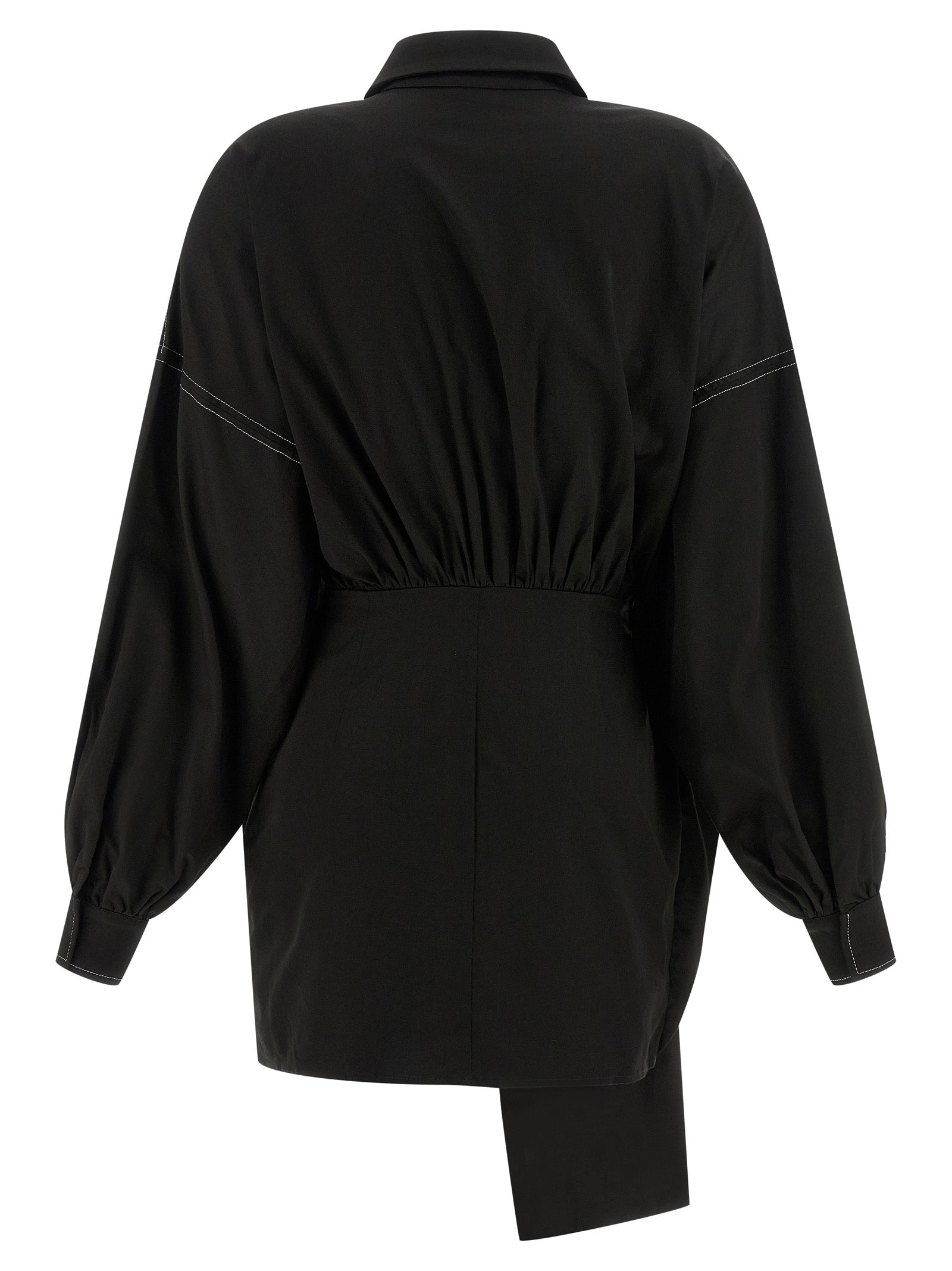 CATALINA Black Polyester Short Dress
