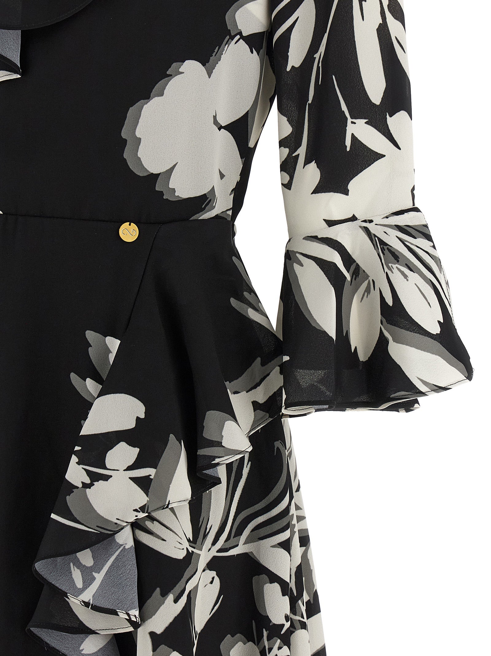 CATALINA Bicolor Recycled Polyester Midi Dress