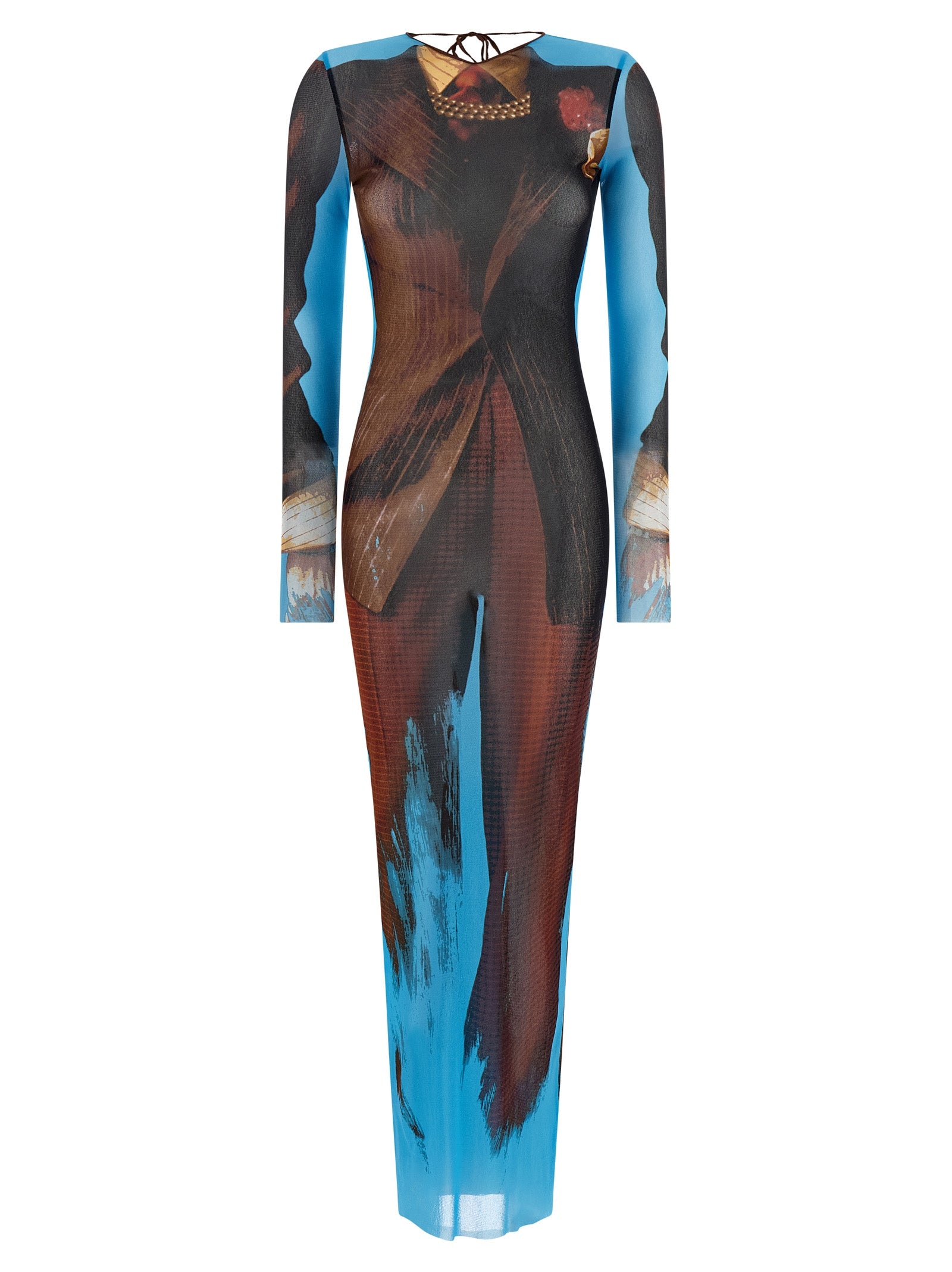 Jean Paul Gaultier Multicolor Polyamide Long Dress