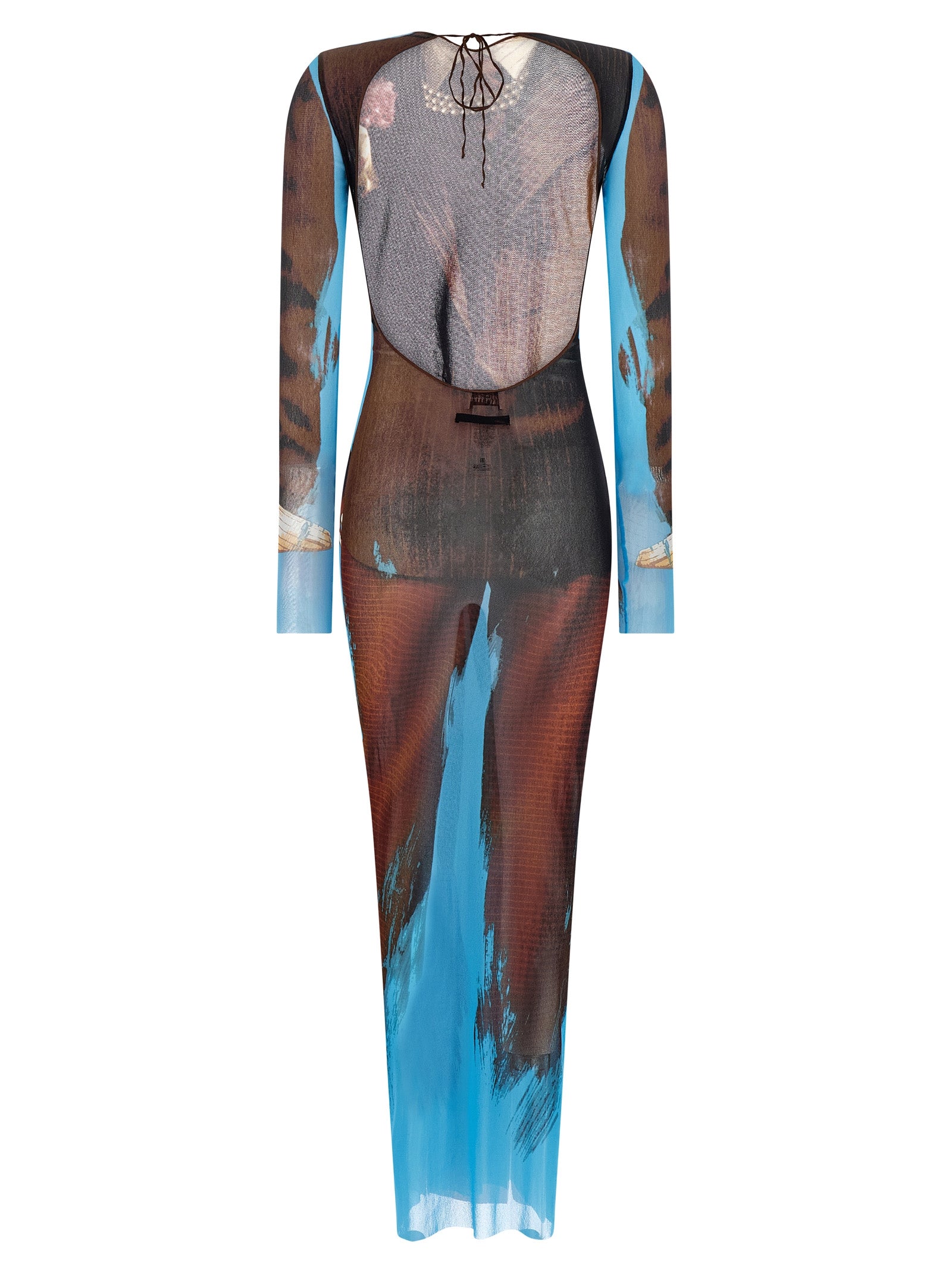 Jean Paul Gaultier Multicolor Polyamide Long Dress