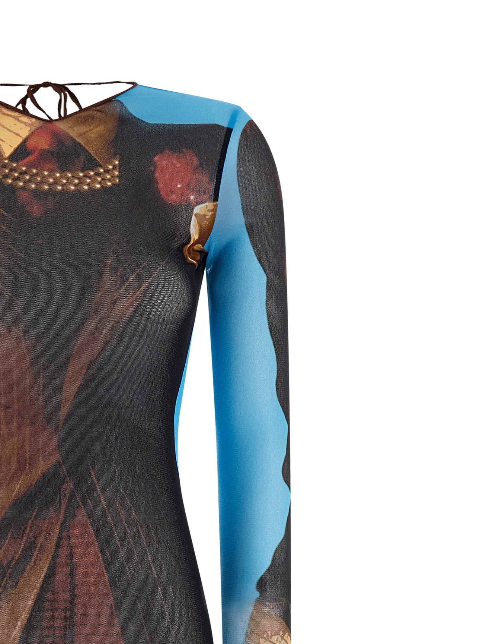 Jean Paul Gaultier Multicolor Polyamide Long Dress