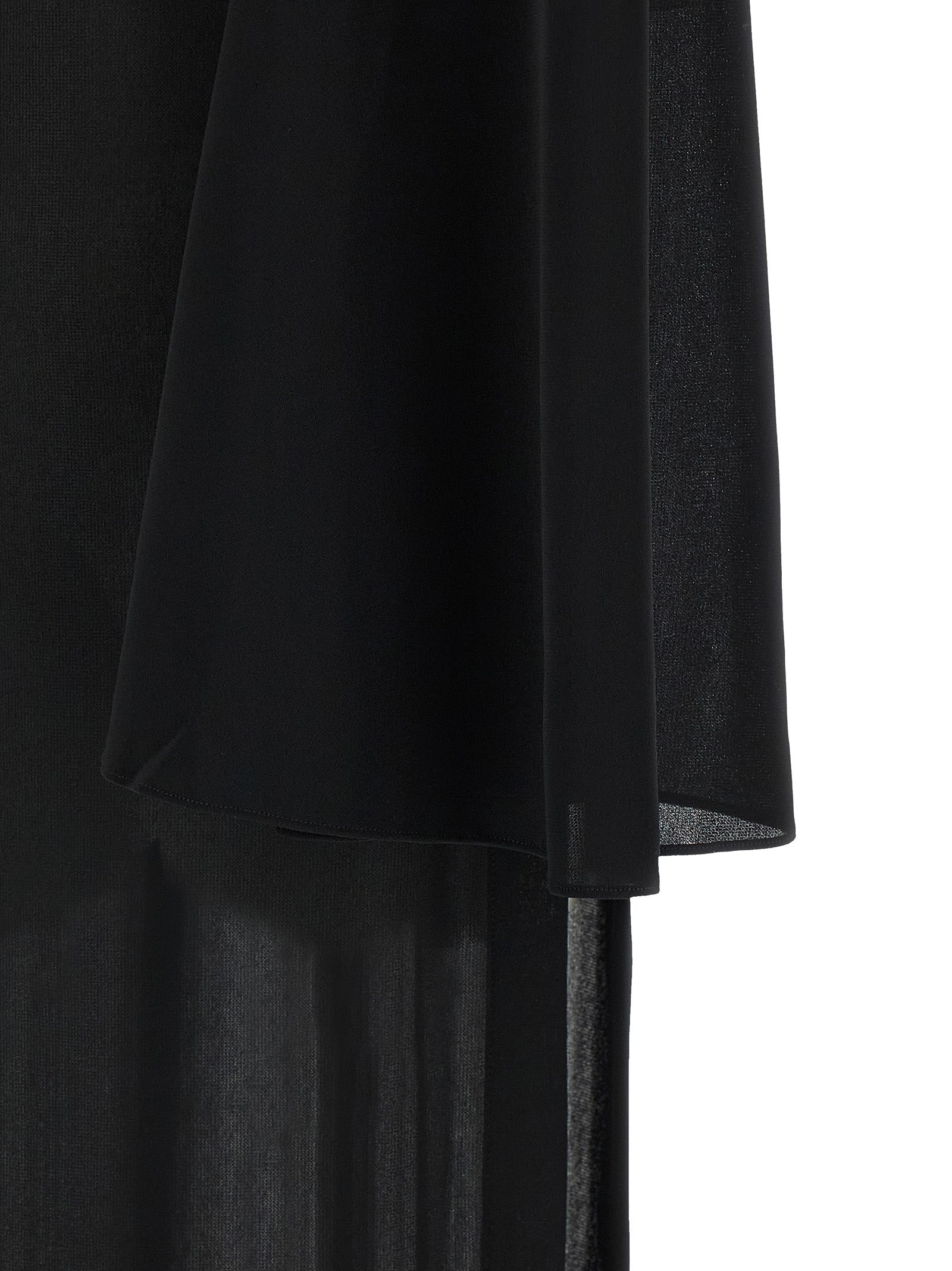 The Andamane Black Polyester Long Dress