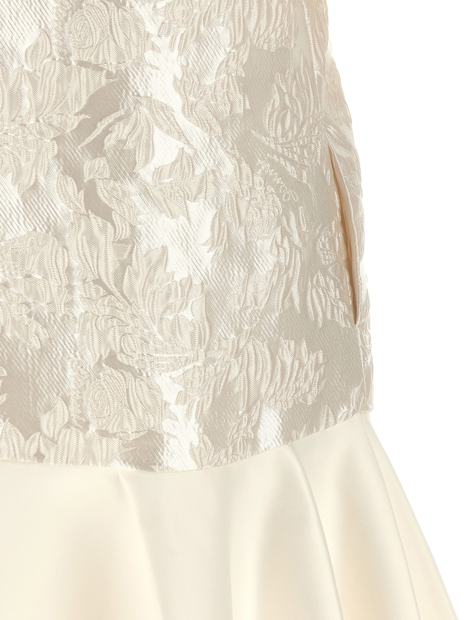Ganni White Polyester Short Dress