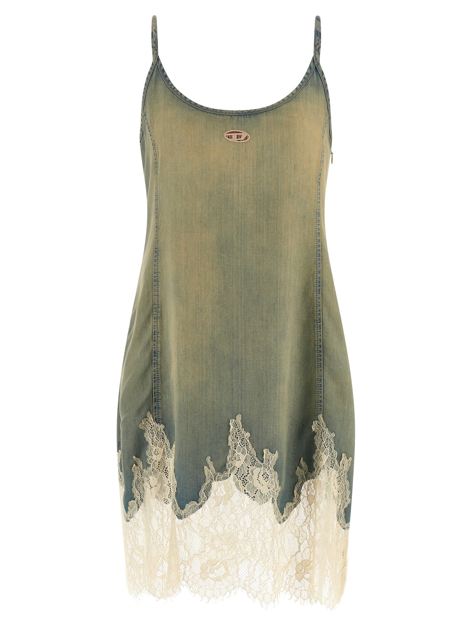 Diesel Beige Lyocell Short Dress