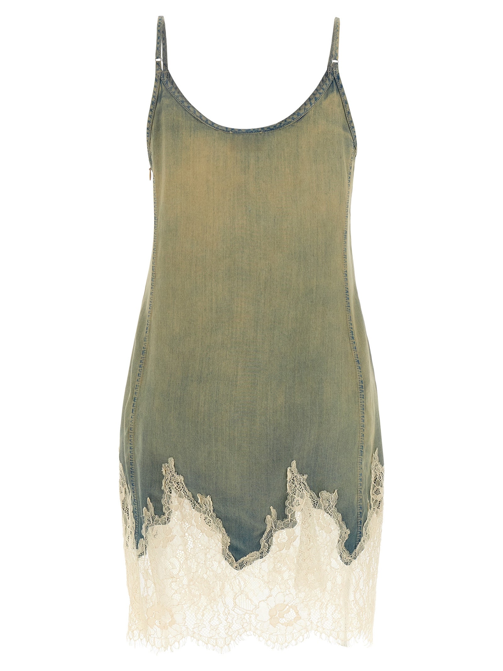 Diesel Beige Lyocell Short Dress