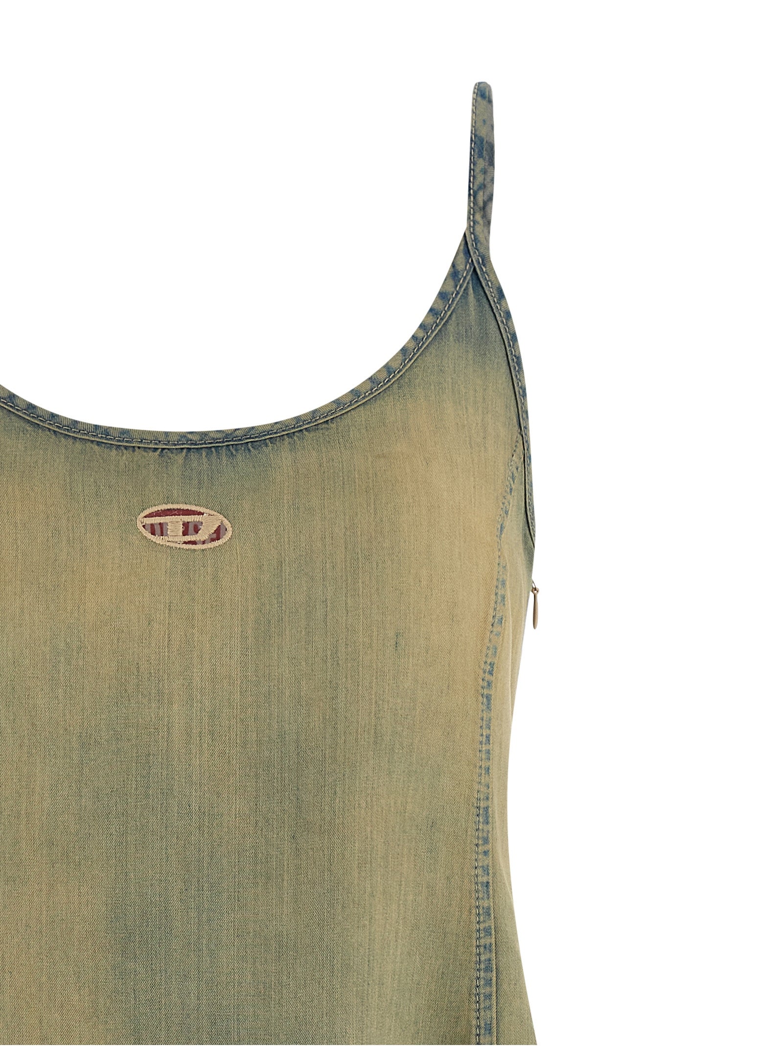 Diesel Beige Lyocell Short Dress