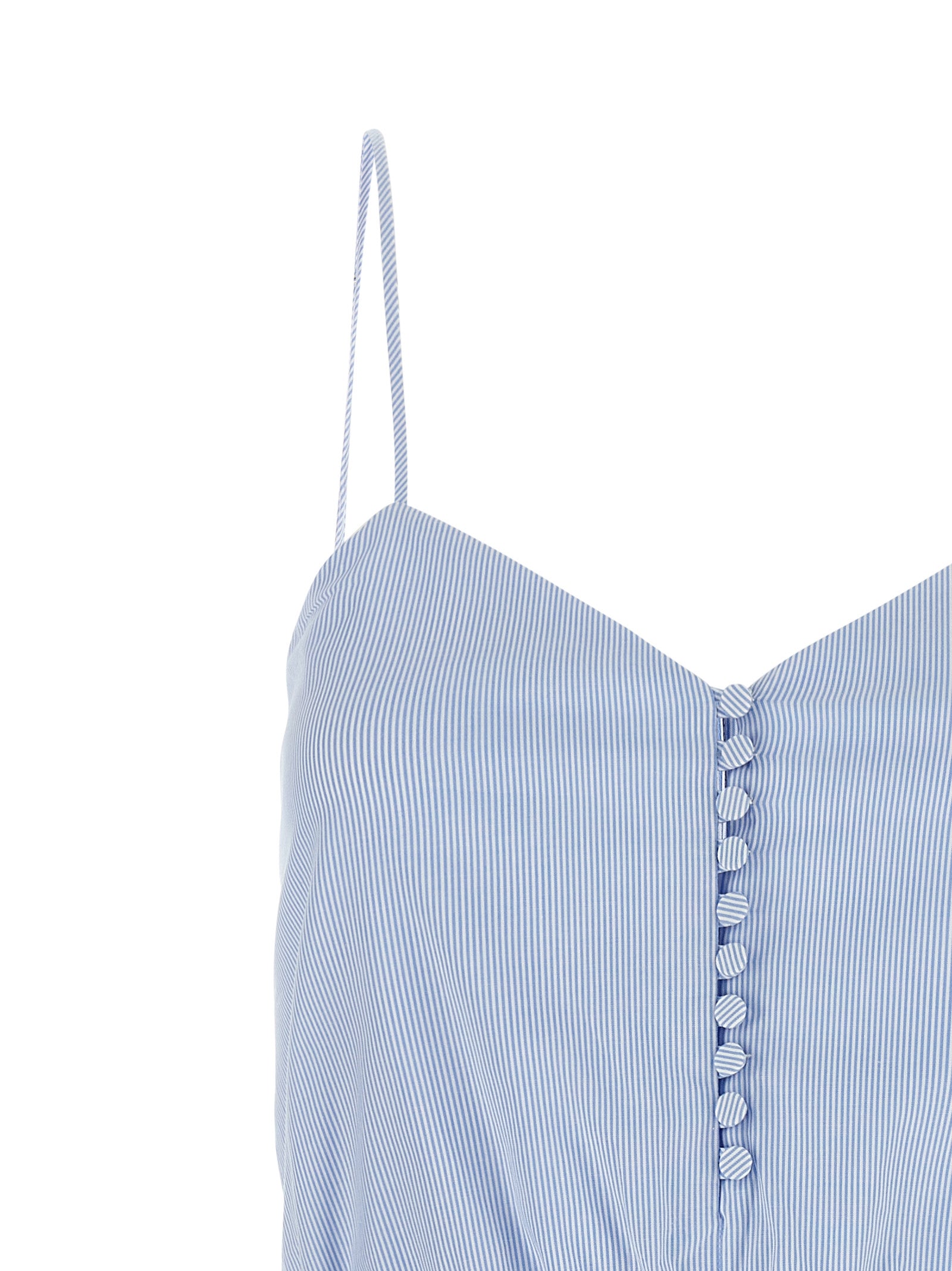 The Andamane Blue Cotton Rompers