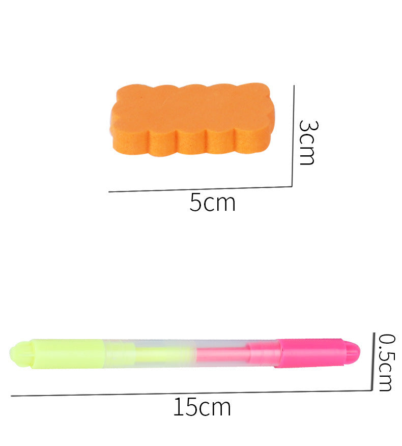 Electronic fluorescent writing board