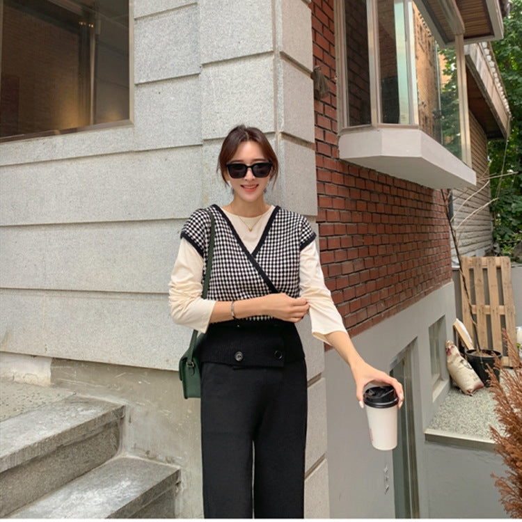 Cardigan Sweater Vest Women Outer Wear Top