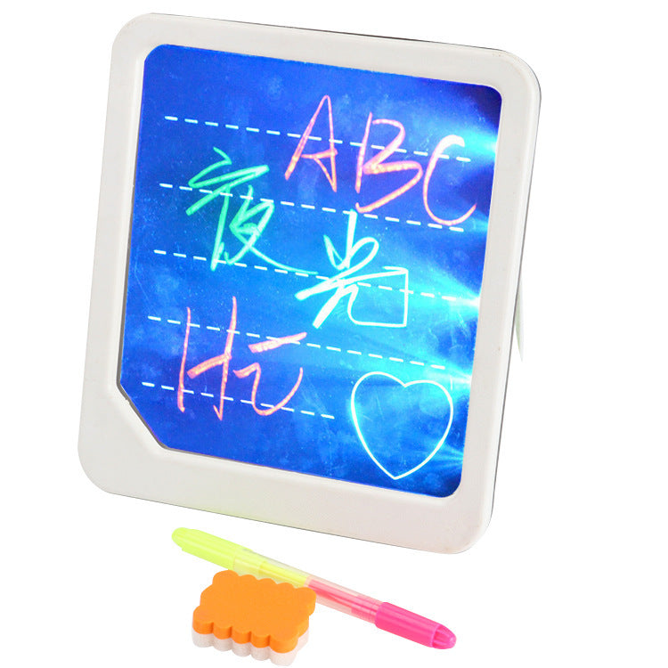 Electronic fluorescent writing board