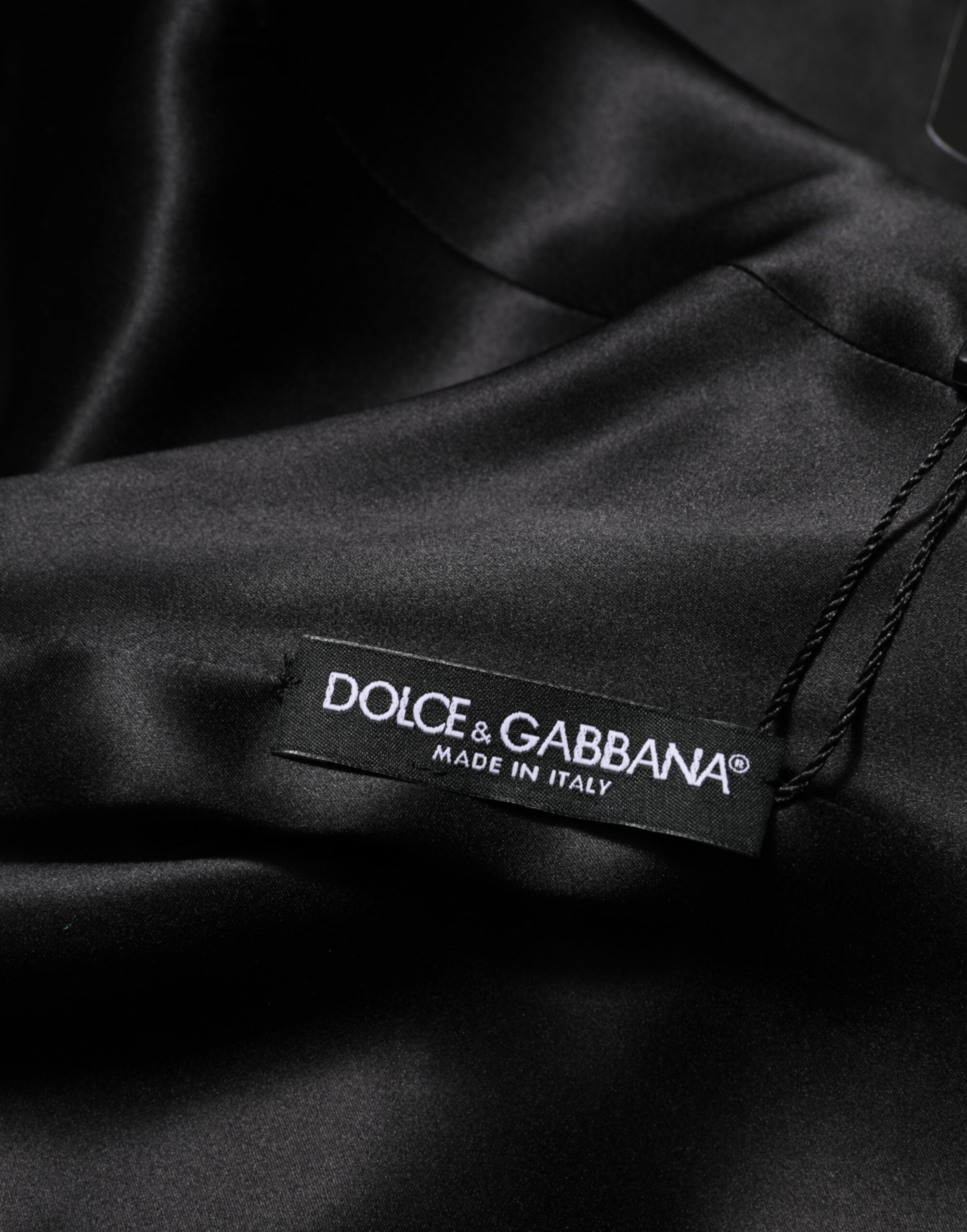 Dolce & Gabbana Green Viscose Acetate Mini Long Sleeve Dress